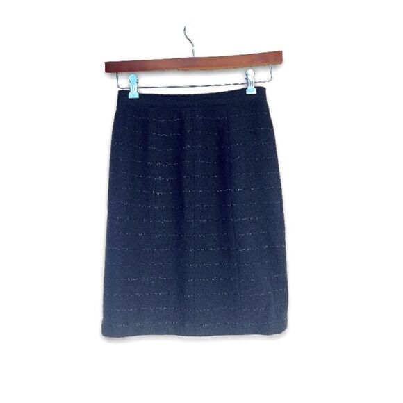 CHANEL Dresses & Skirts - CHANEL BOUTIQUE | Vintage Glitter Stripe Skirt (38/8)